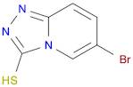 6-Bromo-[1,2,4)triazolo[4,3-a)pyridine-3-thiol