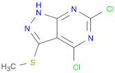 4,6-dichloro-3-(methylthio)-1H-pyrazolo[3,4-d]pyrimidine