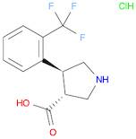 (3S,4R)-4-(2-(TRIFLUOROMETHYL)PHENYL)PYRROLIDINE-3-CARBOXYLIC ACID