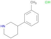 3-(3-METHYLPHENYL) PIPERIDINE HYDROCHLORIDE