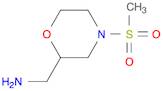 (4-(Methylsulfonyl)morpholin-2-yl)methanamine