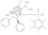 Chloro{[(1S,2S)-(+)-2-amino-1,2-diphenylethyl](pentafluorophenylsulfonyl)amido}(p-cymene)ruthenium…