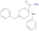 4-anilino-1-benzylpiperidine-4-carboxamide