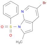 5-Bromo-2-methyl-1-(phenylsulfonyl)-1H-pyrrolo[2,3-b]pyridine