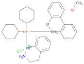 Chloro(2-dicyclohexylphosphino-2',6'-dimethoxy-1,1'-biphenyl)[2-(2-aminoethylphenyl)]palladium(II) methyl-t-butylether adduct
