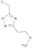5-(chloromethyl)-3-(2-methoxyethyl)-1,2,4-oxadiazole