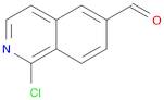 1-Chloro-6-formylisoquinoline, 1-Chloro-6-formyl-2-azanaphthalene