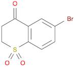 6-bromo-2,3-dihydrothiochromen-1,1-dioxide-4-one