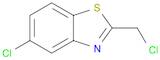 Benzothiazole, 5-chloro-2-(chloromethyl)- (9CI)