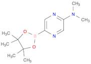 5-DIMETHYLAMINOPYRAZINE-2-BORONIC ACID PINACOL ESTER