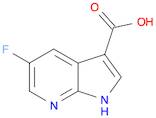 5-Fluoro-7-azaindole-3-carboxylic acid