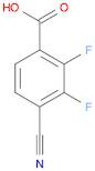 4-CYANO-2,3-DIFLUOROBENZOIC ACID