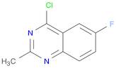 4-chloro-6-fluoro-2-methylquinazoline