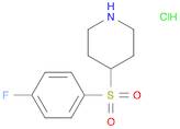 4-((4-Fluorophenyl)sulfonyl)piperidine hydrochloride