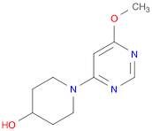 1-(6-Methoxy-pyriMidin-4-yl)-piperidin-4-ol, 98+% C10H15N3O2, MW