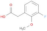 3-Fluoro-2-methoxyphenylacetic