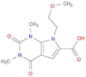 7-(2-methoxyethyl)-1,3-dimethyl-2,4-dioxo-2,3,4,7-tetrahydro-1H-pyrrolo[2,3-d]pyrimidine-6-carboxylic acid