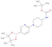 tert-Butyl (1-(5-(4,4,5,5-tetramethyl-1,3,2-dioxaborolan-2-yl)pyridin-2-yl)piperidin-4-yl)carbamate