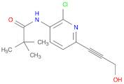 N-(2-Chloro-6-(3-hydroxyprop-1-ynyl)pyridin-3-yl)-pivalamide