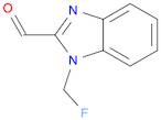 1H-Benzimidazole-2-carboxaldehyde,1-(fluoromethyl)-(9CI)
