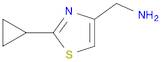 (2-cyclopropylthiazol-4-yl)methanamine