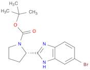 S-1-Pyrrolidinecarboxylic acid, 2-(6-bromo-1H-benzimidazol-2-yl)-, 1,1-dimethyleth