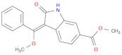 (3E)-2,3-Dihydro-3-(methoxyphenylmethylene)-2-oxo-1H-indole-6-carboxylic acid methyl ester