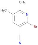 2-BroMo-5, 6-diMethyl-pyridine-3-carbonitrile