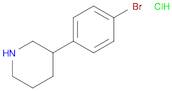Piperidine, 3-(4-broMophenyl)-, hydrochloride