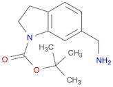 1H-Indole-1-carboxylicacid,6-(aMinoMethyl)-2,3-dihydro-,1,1-diMethylethylester