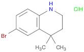 6-broMo-4,4-diMethyl-1,2,3,4-tetrahydroquinoline hydrochloride