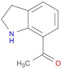 Ethanone, 1-(2,3-dihydro-1H-indol-7-yl)- (9CI)