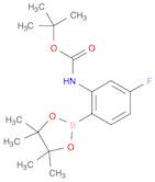 TERT-BUTYL5-FLUORO-2-(4,4,5,5-TETRAMETHYL-1,3,2-DIOXABOROLAN-2-YL)PHENYLCARBAMATE