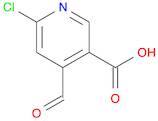 6-Chloro-4-forMyl-nicotinic acid