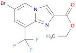 Ethyl 6-broMo-8-(trifluoroMethyl)iMidazo[1,2-a]pyridine-2-carboxylate