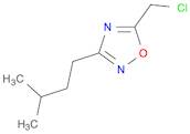 5-Chloromethyl-3-(3-methyl-butyl)-[1,2,4]oxadiazole