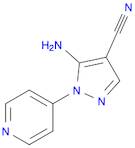 5-amino-1-(pyridin-4-yl)-1H-pyrazole-4-carbonitrile