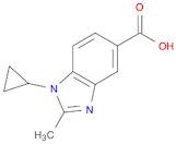 1-Cyclopropyl-2-Methyl-1,3-benzodiazole-5-carboxylic acid