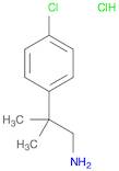 2-(4-Chlorophenyl)-2-methylpropan-1-amine hydrochloride