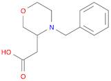 2-(4-benzylmorpholin-3-yl)acetic acid