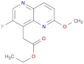 Ethyl2-(3-fluoro-6-Methoxy-1,5-naphthyridin-4-yl)acetate