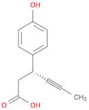 (R)-3-(4-hydroxyphenyl)-hex-4-ynoic acid