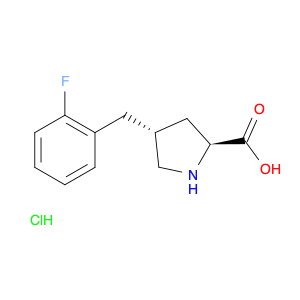 (2S,4R)-4-(2-fluorobenzyl)pyrrolidine-2-carboxylic acid hydrochloride