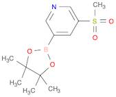 3-(Methylsulfonyl)-5-(4,4,5,5-tetraMethyl-1,3,2-dioxaborolan-2-yl)pyridine