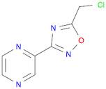 5-(Chloromethyl)-3-(pyrazin-2-yl)-1,2,4-oxadiazole