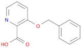 2-PYRIDINECARBOXYLIC ACID, 3-(PHENYLMETHOXY)-