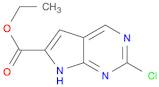 Ethyl 2-chloro-7H-pyrrolo[2,3-d]pyrimidine-6-carboxylate
