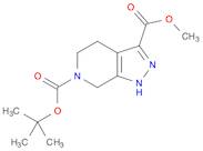 1,4,5,7-Tetrahydro-6H-pyrazolo[3,4-c]pyridine-3,6-dicarboxylic acid 6-tert-butyl 3-methyl ester
