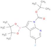 TERT-BUTYL 5-FLUORO-3-(4,4,5,5-TETRAMETHYL-1,3,2-DIOXABOROLAN-2-YL)-1H-PYRROLO[2,3-B]PYRIDINE-1-CA…