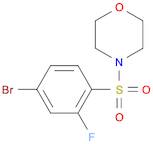 4-(4-bromo-2-fluorophenylsulfonyl)morpholine